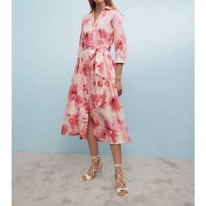 NEW 0039 ITALY julene shirt dress in pink